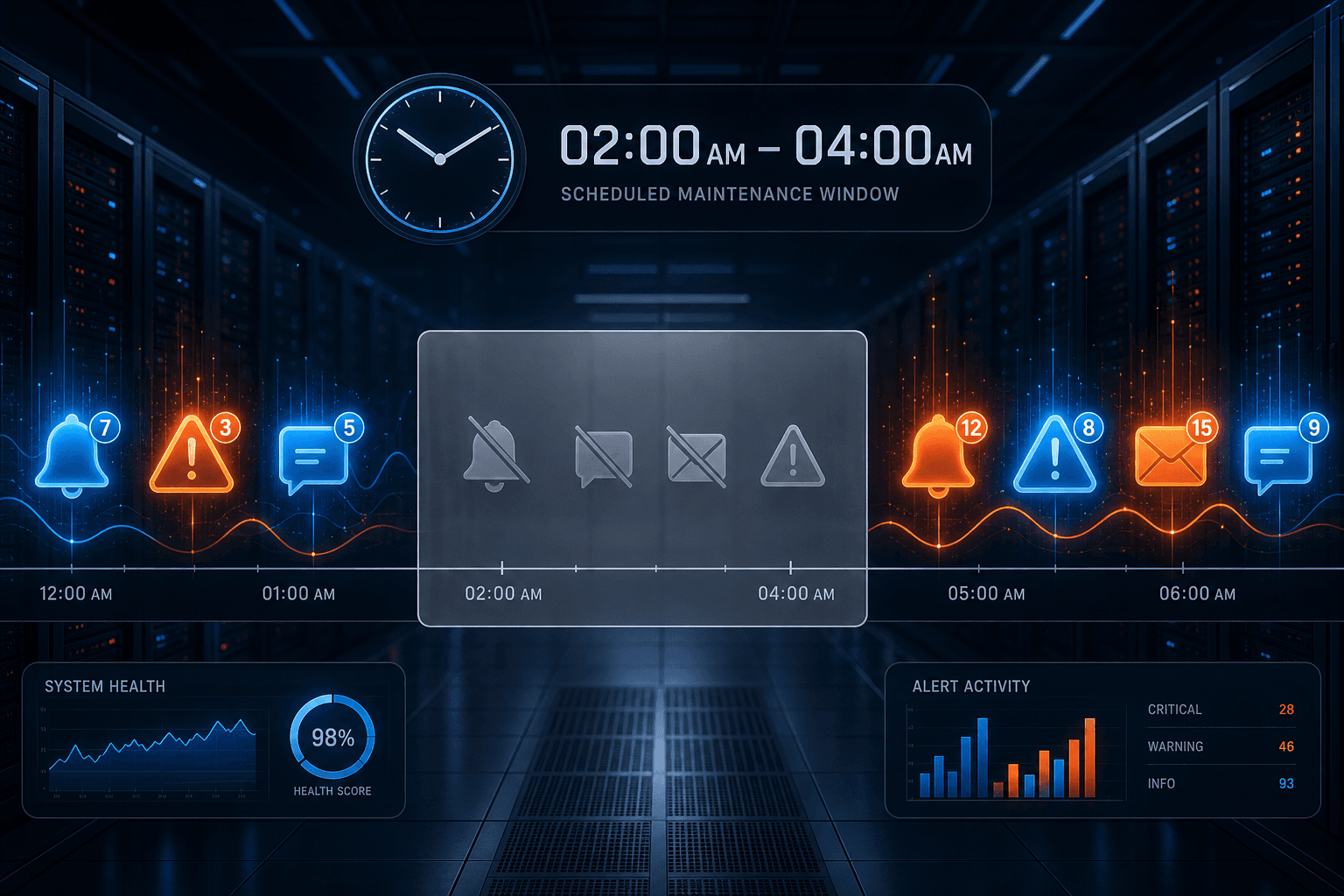 Maintenance windows done right: mute the noise, not the real outages